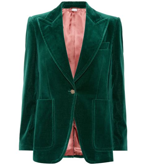 gucci green blazer